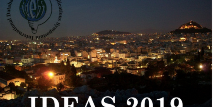 New MASTER paper accepted at IDEAS 2019