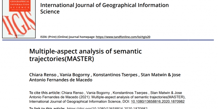 MASTER Special Issue at IJGIS